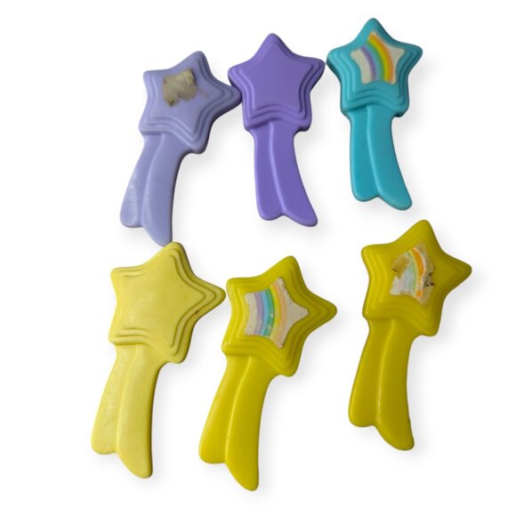 Vintage 80s Hasbro My Little Pony Gen 1 Shooting Star Brushes Lot of 6 - Picture 1 of 5
